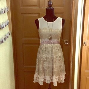 Mocha Lace Dress
